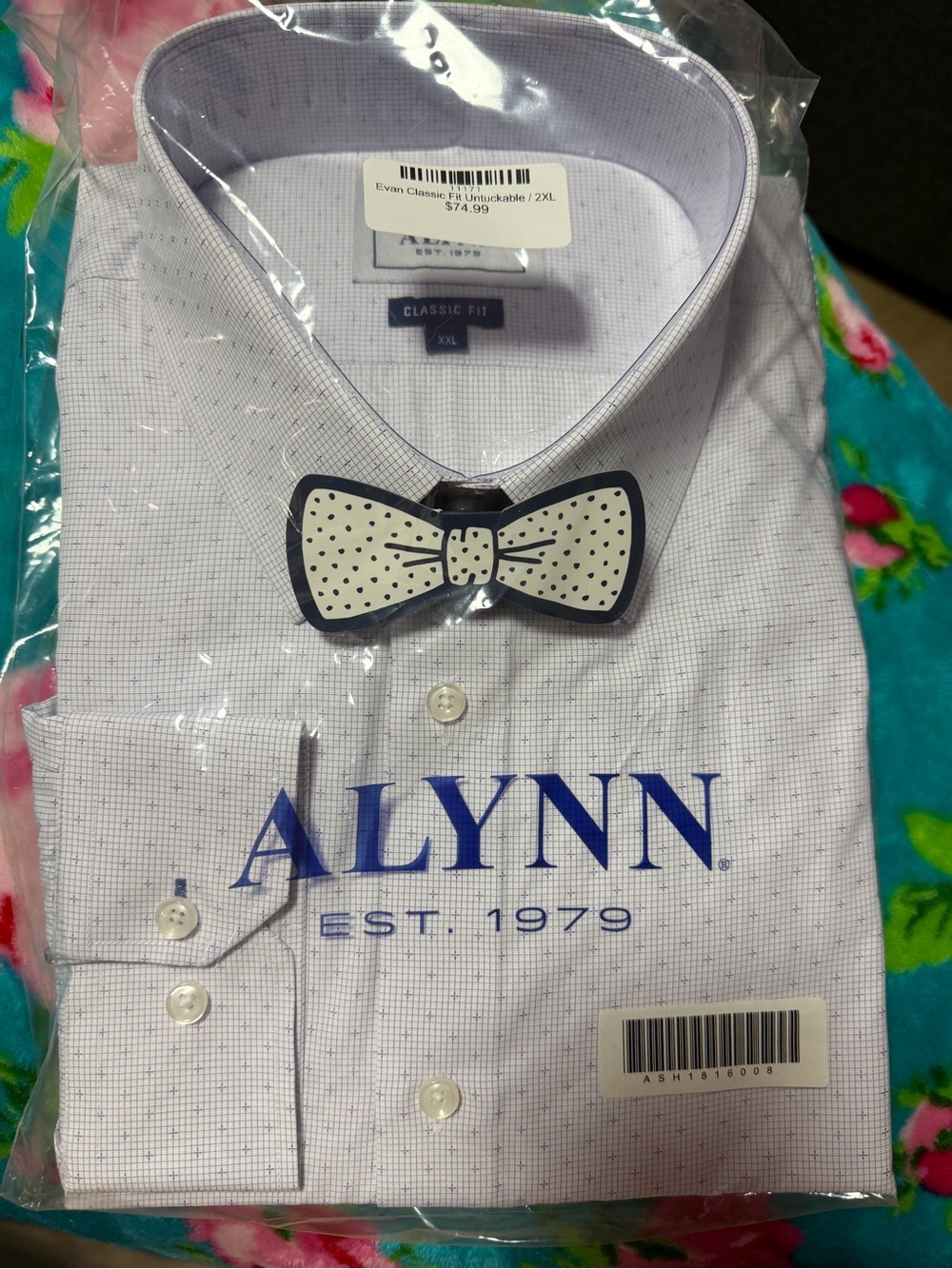 Alynn Men's Dress Shirt in Light Purple - Classic Fit